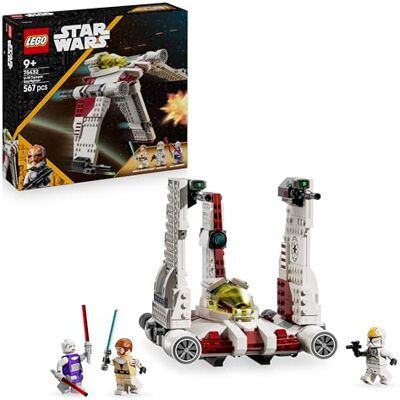 Lego Star Wars V-19 Torrent Starfighter – Bouwpakket voor Kinderen met 3 Minifiguren, Incl. Obi-Wan Kenobi en Asajj Ventress met Lichtzwaard – Cadeau voor Jongens en The Clone Wars Fans – 75432 Lego Star Wars V-19 Torrent Starfighter – Bouwpakket voor Kinderen met 3 Minifiguren, Incl. Obi-Wan Kenobi en Asajj Ventress met Lichtzwaard – Cadeau voor Jongens en The Clone Wars Fans – 75432