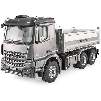 Amewi Mercedes-Benz Arocs Hydraulische kiepwagen Pro 6x6 1:14 RTR grijs Amewi Mercedes-Benz Arocs Hydraulische kiepwagen Pro 6x6 1:14 RTR grijs