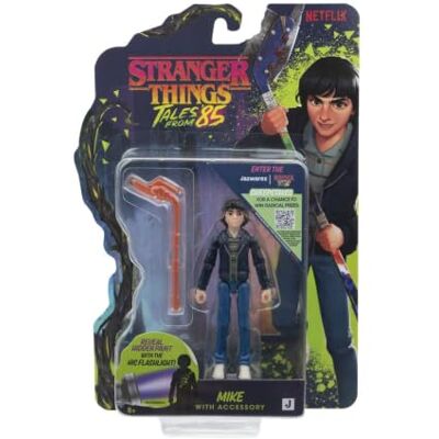 Jazwares Stranger Things: Tales from '85 STRT0015 Mike Wheeler actiefiguur 10 cm Officiële figuur met accessoires Jazwares Stranger Things: Tales from '85 STRT0015 Mike Wheeler actiefiguur 10 cm Officiële figuur met accessoires
