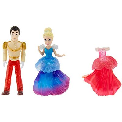 Disney Assepoester en prins charmante verzamelobject kleine pop koninklijke clips mode speelgoed met extra jurk Disney Assepoester en prins charmante verzamelobject kleine pop koninklijke clips mode speelgoed met extra jurk