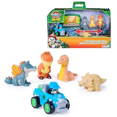 Paw Patrol , Dino Movie Pup Squad Dino Crew met 1 exclusieve Pup Squad 3+ Afmetingen: 6,3 cm, functionele wielen, fijne motoriek, sociale deling en vertellen, hand-oogcoördinatie Paw Patrol , Dino Movie Pup Squad Dino Crew met 1 exclusieve Pup Squad 3+ Afmetingen: 6,3 cm, functionele wielen, fijne motoriek, sociale deling en vertellen, hand-oogcoördinatie