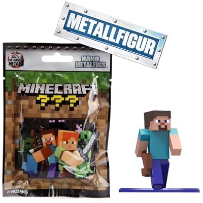 Jada Minecraft 253261000 Nano actiefiguur Nanofigs Blind Pack, meerkleurig Jada Minecraft 253261000 Nano actiefiguur Nanofigs Blind Pack, meerkleurig