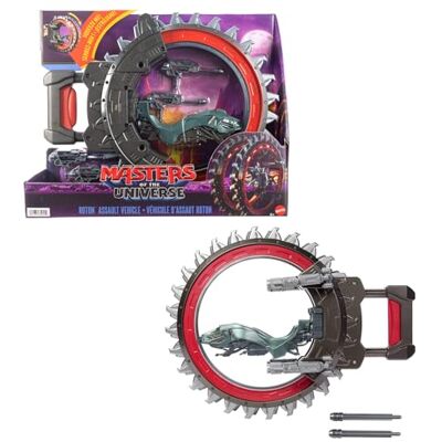 Masters of the Universe 2026 film Roton voertuig van 14 cm, met 2 roterende bladen en blasters met 4 projectielen, past bij Origins figuren, JKJ05 Masters of the Universe 2026 film Roton voertuig van 14 cm, met 2 roterende bladen en blasters met 4 projectielen, past bij Origins figuren, JKJ05