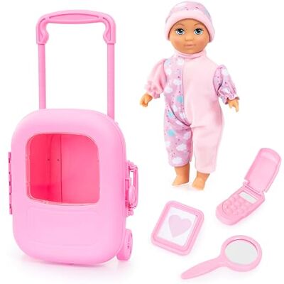 BAYER Baby Pop Trolley - Roze - Speelset BAYER Baby Pop Trolley - Roze - Speelset