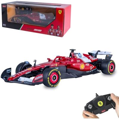 Jamara 402260 Ferrari SF-25 1:18 rood 2,4 GHz gelicentieerde op afstand bestuurbare RC auto, modelauto, speelgoedauto met afstandsbediening, cadeau voor kinderen Jamara 402260 Ferrari SF-25 1:18 rood 2,4 GHz gelicentieerde op afstand bestuurbare RC auto, modelauto, speelgoedauto met afstandsbediening, cadeau voor kinderen