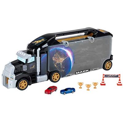 Theo Klein 3500 MACK verzamelkoffer truck met geïntegreerde helling 26 opbergvakken Helling voor coole races Speelgoed voor kinderen vanaf 3 jaar Theo Klein 3500 MACK verzamelkoffer truck met geïntegreerde helling 26 opbergvakken Helling voor coole races Speelgoed voor kinderen vanaf 3 jaar