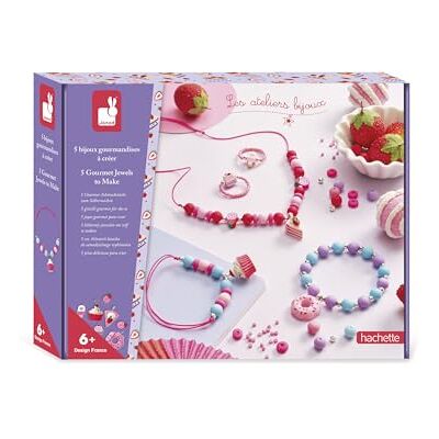 Janod Sieradenset - Creatieve snoepjes sieraden voor kinderen 6+ Janod Sieradenset - Creatieve snoepjes sieraden voor kinderen 6+