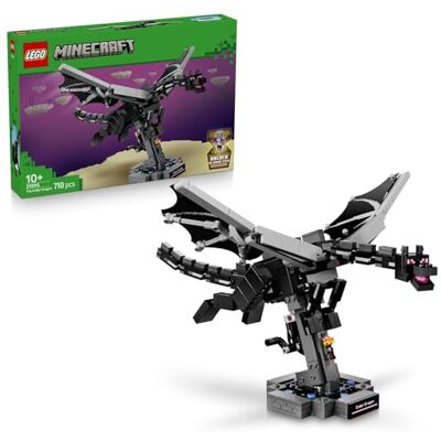 Lego Minecraft De Enderdraak Bouwpakket voor Kinderen met Interactief Figuur, Vleugels en Portaalstandaard Kinderkamer Decoratie Cadeau voor Jongens, Meisjes en Gamers vanaf 10 Jaar 21595 Lego Minecraft De Enderdraak Bouwpakket voor Kinderen met Interactief Figuur, Vleugels en Portaalstandaard Kinderkamer Decoratie Cadeau voor Jongens, Meisjes en Gamers vanaf 10 Jaar 21595