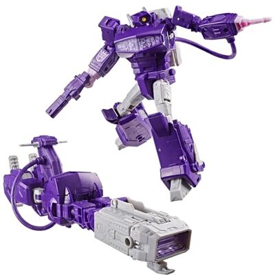 Transformers Studio Series Voyager Class Shockwave uit The : The Movie, omvormbare actiefiguur van 16,5 cm, robotspeelgoed voor 8+ Transformers Studio Series Voyager Class Shockwave uit The : The Movie, omvormbare actiefiguur van 16,5 cm, robotspeelgoed voor 8+