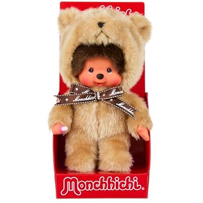 BANDAI Monchhichi pluche dier Monchhichi Teddybeer iconische aap pluche dier uit de jaren 80 zachte pluche dieren 20 cm voor kinderen en volwassenen beer speelgoed voor kinderen vanaf 2 BANDAI Monchhichi pluche dier Monchhichi Teddybeer iconische aap pluche dier uit de jaren 80 zachte pluche dieren 20 cm voor kinderen en volwassenen beer speelgoed voor kinderen vanaf 2