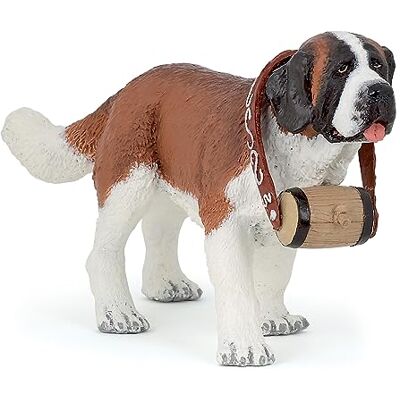 Papo Sint-Bernard met Vat Figuur, Honden en Katten, Kinderen 3+ Jaar Een beroemde alpenreddingshond handgeschilderd verzamelstuk origineel cadeau-idee voor het hele gezin vandaag nu Papo Sint-Bernard met Vat Figuur, Honden en Katten, Kinderen 3+ Jaar Een beroemde alpenreddingshond handgeschilderd verzamelstuk origineel cadeau-idee voor het hele gezin vandaag nu