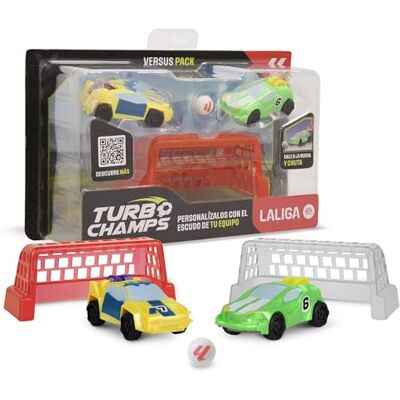 TURBO CHAMPS De gele competitie tegen groen, de passie voor voetbal versmelt met de opwinding van auto's, speel met auto's van de competitie, speelgoed voor jongens en meisjes vanaf 6 jaar TURBO CHAMPS De gele competitie tegen groen, de passie voor voetbal versmelt met de opwinding van auto's, speel met auto's van de competitie, speelgoed voor jongens en meisjes vanaf 6 jaar