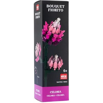 Nice Mattoncini Nice Group-Flower 78062 Bouwstenen, bouwstenen uit blokken van de bloem Celosia, 78062 Nice Mattoncini Nice Group-Flower 78062 Bouwstenen, bouwstenen uit blokken van de bloem Celosia, 78062