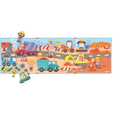 Janod Magnéti'Stories Werken, J05454, magnetisch leerspel, 30 magneten, kinderspeelgoed van FSC-karton, ontwikkelt fantasie en fijne motoriek, vanaf 3 jaar Janod Magnéti'Stories Werken, J05454, magnetisch leerspel, 30 magneten, kinderspeelgoed van FSC-karton, ontwikkelt fantasie en fijne motoriek, vanaf 3 jaar