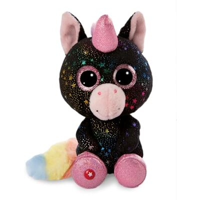 NICI 62595 Knuffeldier Glubschis eenhoorn Vita-Mi, 15 cm, zwart, zacht pluchen dier, schattig knuffeldier om te knuffelen en te spelen, leuk cadeau-idee voor kinderen en volwassenen NICI 62595 Knuffeldier Glubschis eenhoorn Vita-Mi, 15 cm, zwart, zacht pluchen dier, schattig knuffeldier om te knuffelen en te spelen, leuk cadeau-idee voor kinderen en volwassenen