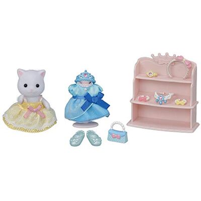 Sylvanian Families 5645 Outfit met Perzische Kattenmeisje en Prinses Sylvanian Families 5645 Outfit met Perzische Kattenmeisje en Prinses