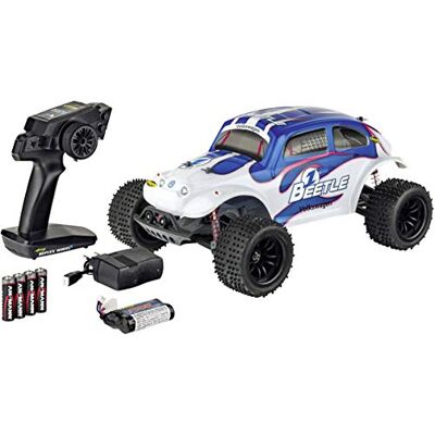 Carson 500404142-1:10 VW Beetle FE 2.4GHz 100% RTR, op afstand bestuurde auto/voertuig, RC-voertuig, incl. batterijen en afstandsbediening, 2 WD, bedrukte carrosserie, handleiding, off-road Truggy, Carson 500404142-1:10 VW Beetle FE 2.4GHz 100% RTR, op afstand bestuurde auto/voertuig, RC-voertuig, incl. batterijen en afstandsbediening, 2 WD, bedrukte carrosserie, handleiding, off-road Truggy,
