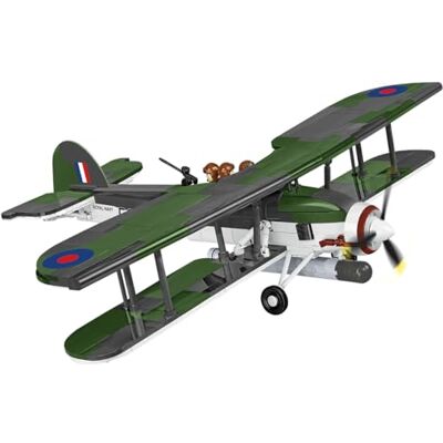 COBI FAIREY Zwaardvis (HMS ARK ROYAL) schaal 1:32 960 stuks/3 vijgen COBI FAIREY Zwaardvis (HMS ARK ROYAL) schaal 1:32 960 stuks/3 vijgen