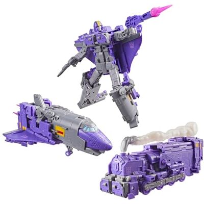 Transformers Studio Series The : The Movie, omvormbare Leader Class Astrotrain-actiefiguur van 17 cm, robotspeelgoed voor 8+ Transformers Studio Series The : The Movie, omvormbare Leader Class Astrotrain-actiefiguur van 17 cm, robotspeelgoed voor 8+