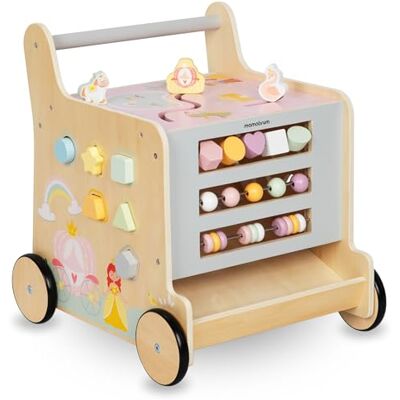 mamabrum houten loopwagen voor kinderen, 2in1 duwer, motorkubus, speelgoed voor vroeg onderwijs: loopauto, sorteerder, doolhof, telraam, blokken met cijfers, schuifregelaar, antislipwielen mamabrum houten loopwagen voor kinderen, 2in1 duwer, motorkubus, speelgoed voor vroeg onderwijs: loopauto, sorteerder, doolhof, telraam, blokken met cijfers, schuifregelaar, antislipwielen