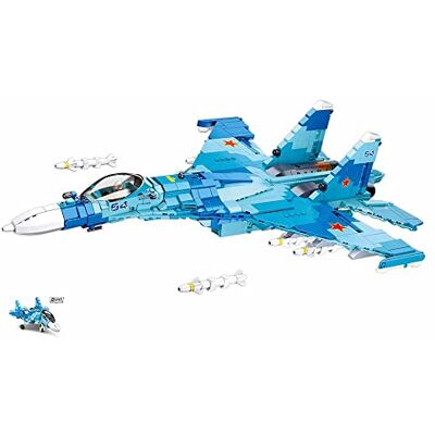 Sluban ModelBricks Su-27 Fighter 2-IN-1 1040PCS Sluban ModelBricks Su-27 Fighter 2-IN-1 1040PCS