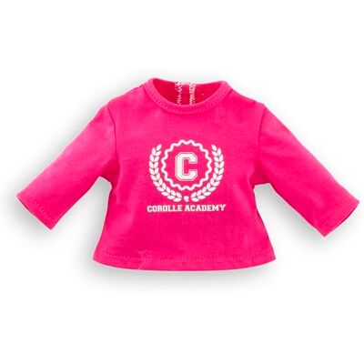 Corolle Ma T-shirt Fuschia Academy, kleding, voor pop My Corolla, 36 cm, vanaf 3 jaar, 9000212880 Corolle Ma T-shirt Fuschia Academy, kleding, voor pop My Corolla, 36 cm, vanaf 3 jaar, 9000212880