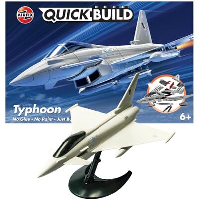 Airfix QUICKBUILD Model Vliegtuigen Kits J6002 Eurofighter Typhoon Model Bouwpakket voor Kinderen 6+, Bouwvliegtuig Speelgoed voor Jongens Fighter Jet Vliegtuigen & Speelgoed Vliegtuig Sets, Airfix QUICKBUILD Model Vliegtuigen Kits J6002 Eurofighter Typhoon Model Bouwpakket voor Kinderen 6+, Bouwvliegtuig Speelgoed voor Jongens Fighter Jet Vliegtuigen & Speelgoed Vliegtuig Sets,