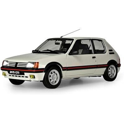 IXO Collections 1:8 IXO Peugeot 205 GTI Wit modelbouw, schaalmodel, hoogwaardig modelbouwpakket, modelbouwpakket, 720 onderdelen, bouwpakket auto IXO Collections 1:8 IXO Peugeot 205 GTI Wit modelbouw, schaalmodel, hoogwaardig modelbouwpakket, modelbouwpakket, 720 onderdelen, bouwpakket auto