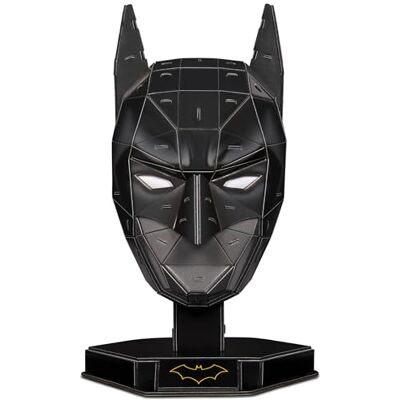 4D Build DC Batman Batman-masker 3D Puzzel 90 stuks kartonnen bouwpakket 4D Build DC Batman Batman-masker 3D Puzzel 90 stuks kartonnen bouwpakket