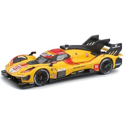 Bburago Ferrari 499P 24H LMH Hypercar 2025#83, diecast-auto, schaal 1:43 Gedetailleerde replica voor Le Mans, inclusief vitrine, officiële Ferrari-licentie, verzamelobject, aanbevolen leeftijd 14+ Bburago Ferrari 499P 24H LMH Hypercar 2025#83, diecast-auto, schaal 1:43 Gedetailleerde replica voor Le Mans, inclusief vitrine, officiële Ferrari-licentie, verzamelobject, aanbevolen leeftijd 14+