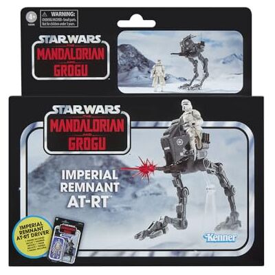 STAR WARS Vintage collection Imperial Remnant AT-RT uit : The Mandalorian & Grogu, hoogwaardig voertuig op een schaal van 9,5 cm, inclusief actiefiguur STAR WARS Vintage collection Imperial Remnant AT-RT uit : The Mandalorian & Grogu, hoogwaardig voertuig op een schaal van 9,5 cm, inclusief actiefiguur