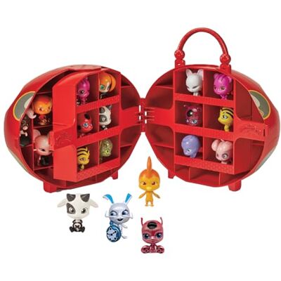 BANDAI Miraculous Ladybug Miracle Box met 4 Kwamis inbegrepen Miraculous Kwamis minifiguren set Officiële licentie Opbergdoos met handvat Speelgoed voor kinderen vanaf 4 jaar P50591 BANDAI Miraculous Ladybug Miracle Box met 4 Kwamis inbegrepen Miraculous Kwamis minifiguren set Officiële licentie Opbergdoos met handvat Speelgoed voor kinderen vanaf 4 jaar P50591