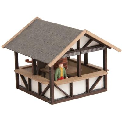 NOCH Glühweinstand, ideaal voor modelbouw winterlandschappen, 3 x 3 cm, spoor N perfect voor feestelijke details NOCH Glühweinstand, ideaal voor modelbouw winterlandschappen, 3 x 3 cm, spoor N perfect voor feestelijke details