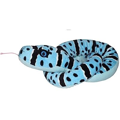 WILD REPUBLIC Snake Pluche, Gevuld Dier, Pluche Speelgoed, Geschenken voor Kinderen, Blue Rock Ratelslang, 137 cm WILD REPUBLIC Snake Pluche, Gevuld Dier, Pluche Speelgoed, Geschenken voor Kinderen, Blue Rock Ratelslang, 137 cm