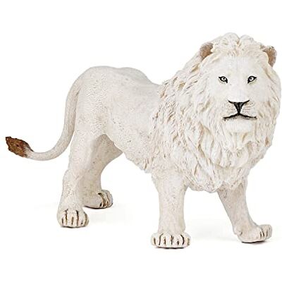 Papo Witte Leeuw Figuur Speelgoed, Wilde Dieren, Kinderen 3+ Jaar Leerzaam spel om zeldzame katachtigen te ontdekken 14.5 x 4.7 x 8.2 cm handgeschilderd cadeau voor kinderen nu al Papo Witte Leeuw Figuur Speelgoed, Wilde Dieren, Kinderen 3+ Jaar Leerzaam spel om zeldzame katachtigen te ontdekken 14.5 x 4.7 x 8.2 cm handgeschilderd cadeau voor kinderen nu al