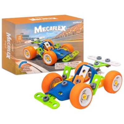 Miniland Mecaflex Helikopter, bouwspel met 57 flexibele onderdelen, helikopter om in elkaar te zetten, educatief spel, STEM, 4-9 jaar Miniland Mecaflex Helikopter, bouwspel met 57 flexibele onderdelen, helikopter om in elkaar te zetten, educatief spel, STEM, 4-9 jaar