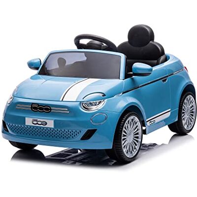 TURBO CHALLENGE Fiat 500 Elektrische Draagstoel 119223 Afstandsbediening Auto Blauw Max 30 kg Plastic Oplaadbare batterijen en batterijen niet inbegrepen Van 3 tot 6 jaar TURBO CHALLENGE Fiat 500 Elektrische Draagstoel 119223 Afstandsbediening Auto Blauw Max 30 kg Plastic Oplaadbare batterijen en batterijen niet inbegrepen Van 3 tot 6 jaar