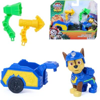 Paw Patrol , Dino Movie Instrumenten Chase dinosaurus, vanaf 3 jaar Hanger om op te steken, figuur 6,3 cm, 2 verwisselbare gereedschappen, fijne motoriek, realistische details Paw Patrol , Dino Movie Instrumenten Chase dinosaurus, vanaf 3 jaar Hanger om op te steken, figuur 6,3 cm, 2 verwisselbare gereedschappen, fijne motoriek, realistische details