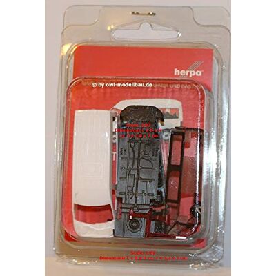 Herpa 12935 Minikit Man Tge Bus, Wit, Gekleurd Herpa 12935 Minikit Man Tge Bus, Wit, Gekleurd