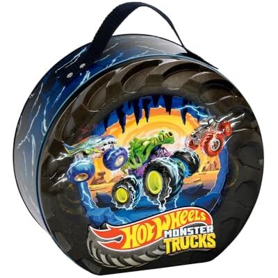 Theo Klein 2558 Hot Wheels Monster Truck Wielenkoffer, Koffer Voor Maximaal 7 Auto'S, Met Uitklapbaar Racecircuit En Handvat, Officieel Gelicenseerd Product, Speelgoed Voor Kinderen Vanaf 3 Jaar Theo Klein 2558 Hot Wheels Monster Truck Wielenkoffer, Koffer Voor Maximaal 7 Auto'S, Met Uitklapbaar Racecircuit En Handvat, Officieel Gelicenseerd Product, Speelgoed Voor Kinderen Vanaf 3 Jaar