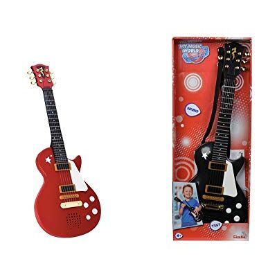 Simba Rode metalen gitaar - Muziekinstrument Simba Rode metalen gitaar - Muziekinstrument