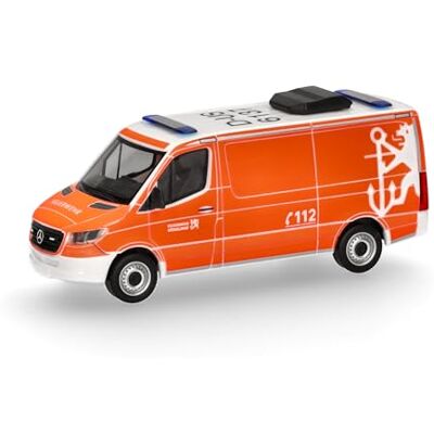 Herpa automodel Mercedes-Benz Sprinter 18 halbus met plat dak "Brandweer Düsseldorf" (Noordrijn-Westfalen/Düsseldorf), schaal 1:87, voor diorama, modelbouw, verzamelobject, Made in Germany, kunststof Herpa automodel Mercedes-Benz Sprinter 18 halbus met plat dak "Brandweer Düsseldorf" (Noordrijn-Westfalen/Düsseldorf), schaal 1:87, voor diorama, modelbouw, verzamelobject, Made in Germany, kunststof