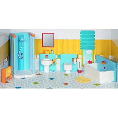 Goki 51541 Poppenmeubel badkamer Goki 51541 Poppenmeubel badkamer