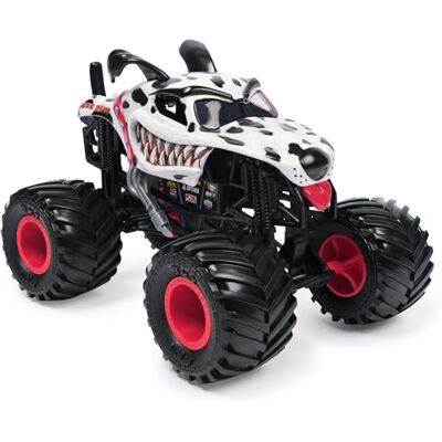 Monster Cable , Dalmatische 1-24 Schaal Monster Truck, Collector Die-Cast Voertuig Monster Cable , Dalmatische 1-24 Schaal Monster Truck, Collector Die-Cast Voertuig