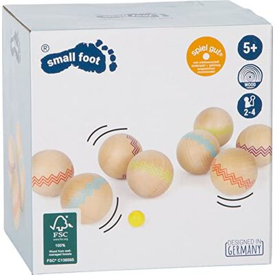 small foot Boule "Active" van FSC® 100% gecertificeerd hout, outdoor-familiespel, vanaf 5 jaar, 12029 small foot Boule "Active" van FSC® 100% gecertificeerd hout, outdoor-familiespel, vanaf 5 jaar, 12029