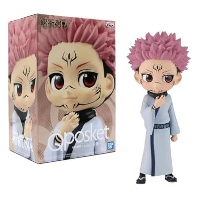 Banpresto Jujutsu Kaisen QPosket Sukuna Vers. B Figuur 14cm Banpresto Jujutsu Kaisen QPosket Sukuna Vers. B Figuur 14cm