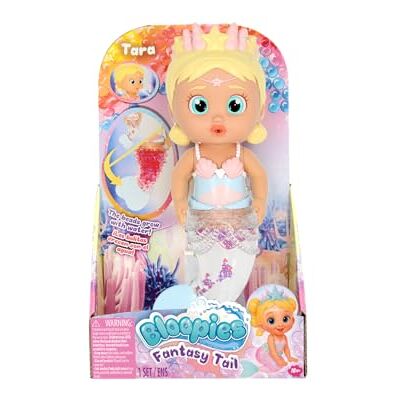 Bloopies Fantasy Tail Tara badpop zeemeermin met navulbare staart met bolletjes, die zich met water verspreiden en spatten voor meer plezier kinderen vanaf 2 jaar. Bloopies Fantasy Tail Tara badpop zeemeermin met navulbare staart met bolletjes, die zich met water verspreiden en spatten voor meer plezier kinderen vanaf 2 jaar.