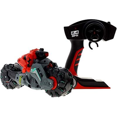 Maisto Tech R/C Cyklone Drift: RC motorfiets als futuristische fiets, met drifting functie en pistoolgreep controle, 25 cm, zwart-rood (582293) Maisto Tech R/C Cyklone Drift: RC motorfiets als futuristische fiets, met drifting functie en pistoolgreep controle, 25 cm, zwart-rood (582293)