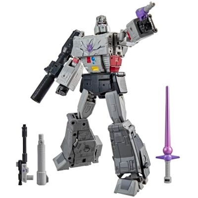 Transformers Studio Series MTMTE Collection The : The Movie, omvormbare Leader Class Megatron-actiefiguur van 21,5 cm, robotspeelgoed voor 8+ Transformers Studio Series MTMTE Collection The : The Movie, omvormbare Leader Class Megatron-actiefiguur van 21,5 cm, robotspeelgoed voor 8+