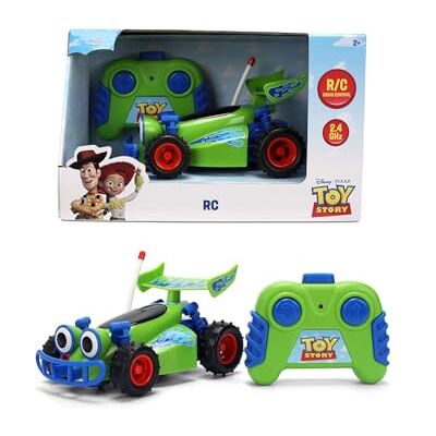 Jada Disney Pixar Toy Story 9336838314R00, op afstand bestuurde auto, buggy, 14 cm, eenvoudig te bedienen, 2,4 GHz, 1 kanaal, speelgoed voor kinderen vanaf 2 jaar Jada Disney Pixar Toy Story 9336838314R00, op afstand bestuurde auto, buggy, 14 cm, eenvoudig te bedienen, 2,4 GHz, 1 kanaal, speelgoed voor kinderen vanaf 2 jaar